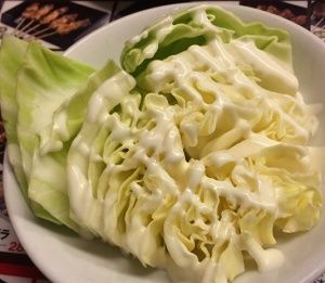 やきとりの名門 秋吉キャベツ150円
