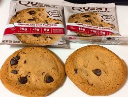 Quest Nutritionプロテインクッキー、チョコレートチップ