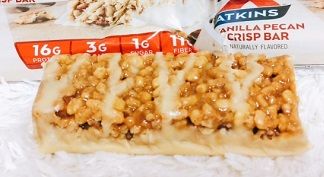 Atkins, Meal Bar, Vanilla Pecan Crisp Bar,