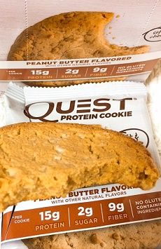 Quest Nutrition, プロテインクッキーピーナッツバター