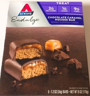 Atkins, エンダルジ チョコレートキャラメルムースバー