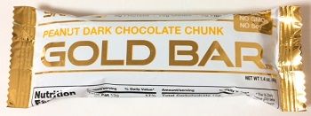 ゴールドバー、ピーナッツダークチョコレートチャンク