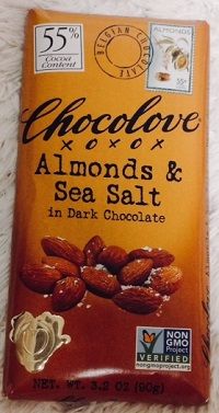 Chocolove, アーモンド & シーソルト イン ダークチョコレート1