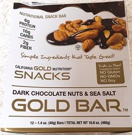 California Gold Nutrition, ダークチョコレートナッツ