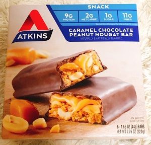 キャラメルチョコレート・ピーナッツヌガーバー