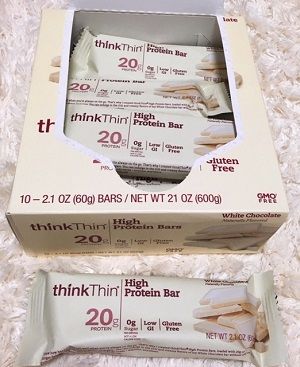 ThinkThin, High Protein Bar, White Chocolate