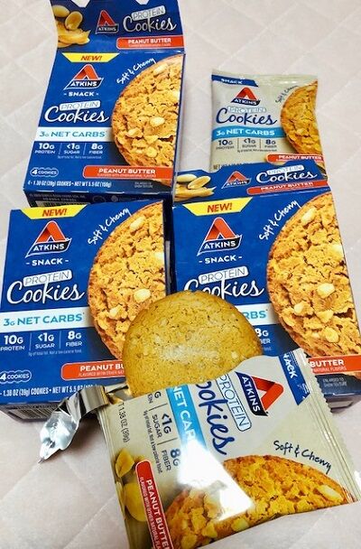 Atkins, Protein Cookies, Peanut Butter, 4 Cook