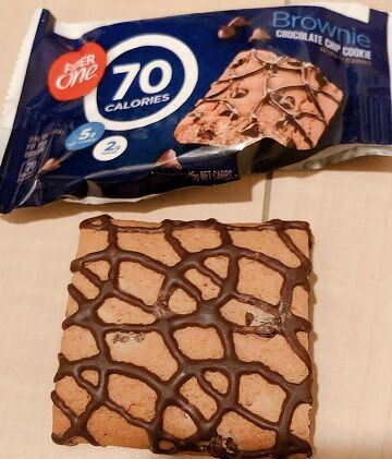 Fiber One, Soft Baked Bars, 70 Calories, Chocolate Chip Brownies