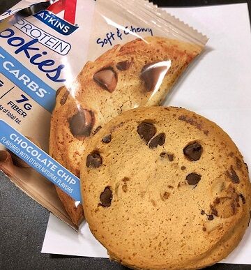 Atkins, Protein Cookies, Chocolate Chip, 4 Cookies