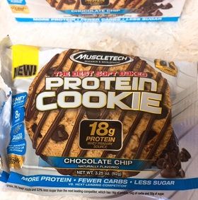 Muscletech, プロテインクッキー、チョコレートチップ