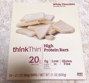 ThinkThin, High Protein Bar, White Chocolate,