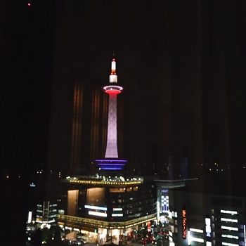 京都タワー夜景