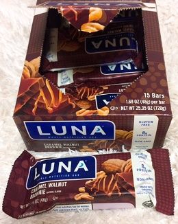 ルナ・エナジーバー、キャラメルナッツ・ブラウニー