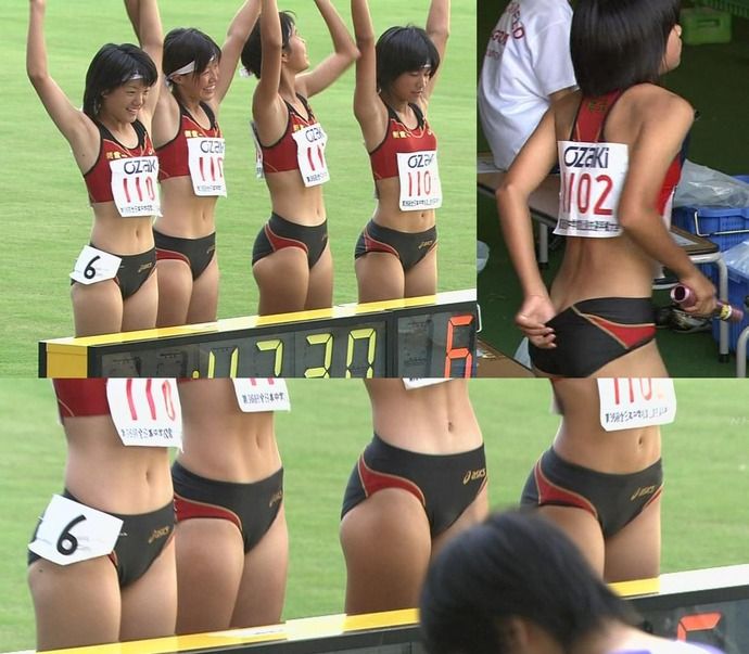 【画像】 陸上女子、ズレたユニフォームを直す瞬間ｗｗｗｗｗｗｗ