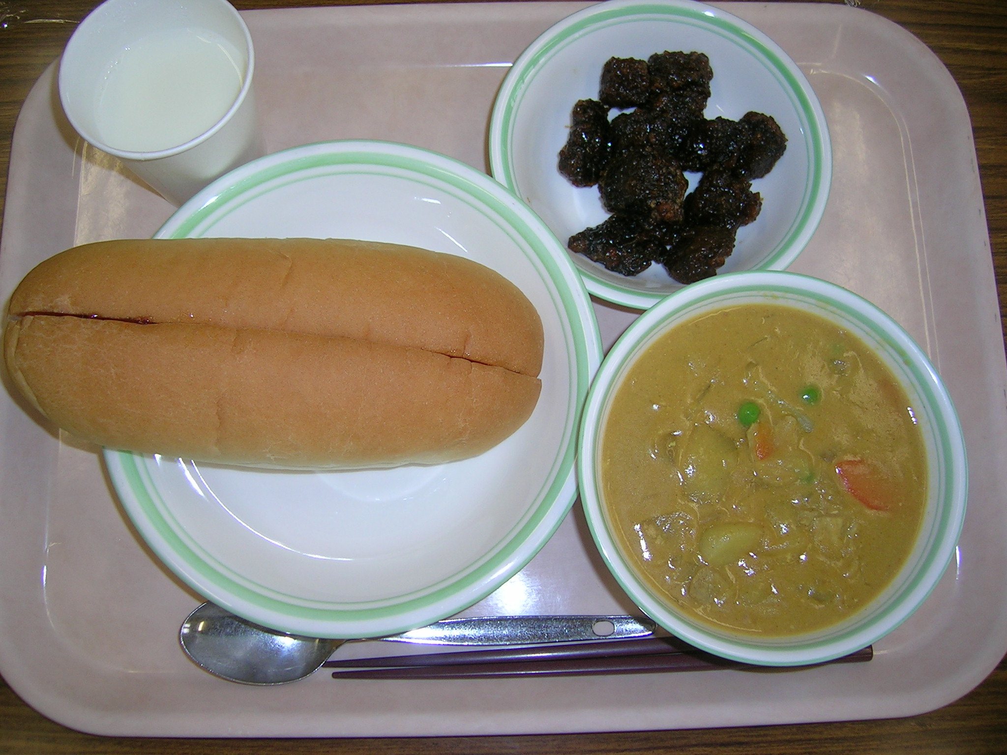 昔の給食 チャルの給食日記