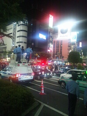 盛り上がる渋谷