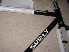 surly CROSS-CHECK フレーム&フォーク