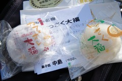 カフェオレ大福&はっさく大福