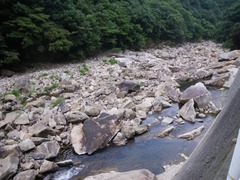 深山峡付近
