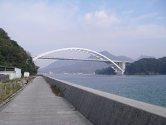 大三島橋へ