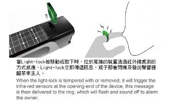 Green Lantern channeled for bicycle security, www.yankodesign.com