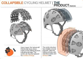 Collapsible Helmet, by Michael Rose