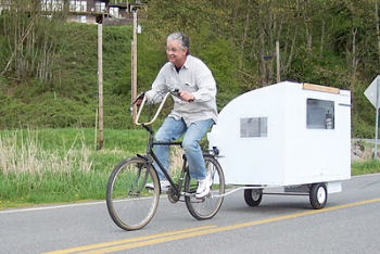 Image Bicycle Camper, highmileagetrikes.blogspot.com