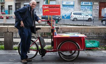 libraio itinerante a pedali