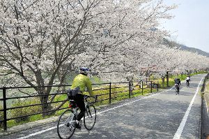 自転車で岡山満喫