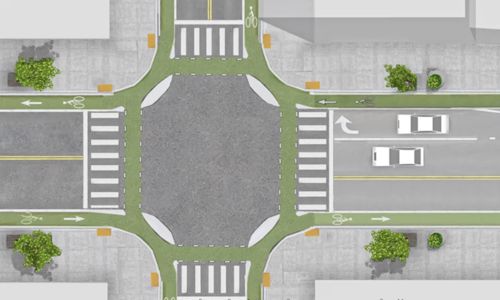 Dutch Intersection Design with Cycle Tracks, NL-2011-TranspoWiki