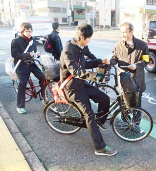 歩行者との事故防止