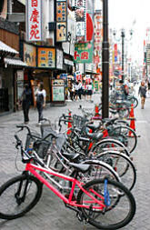 放置自転車30分で撤去