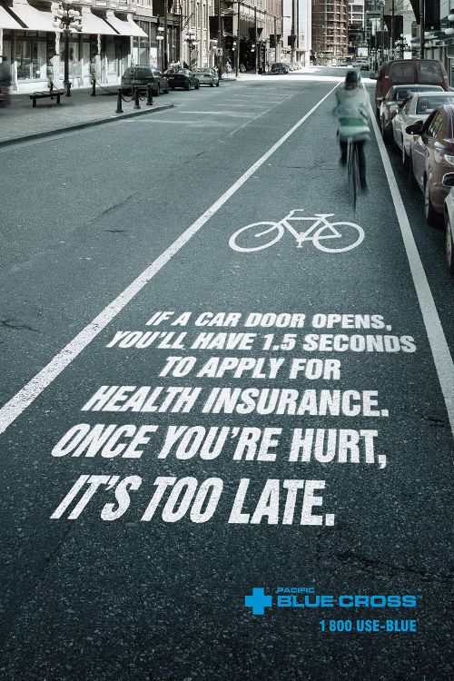 Pacific Blue Cross Health Insurance: Bike Path, adsoftheworld.com
