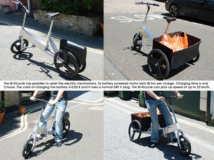 Bicycle-tricycle by Valentin Vodev, www.taipeicycle.com.tw