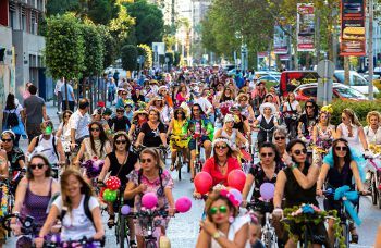 Fancy Women Bike Ride