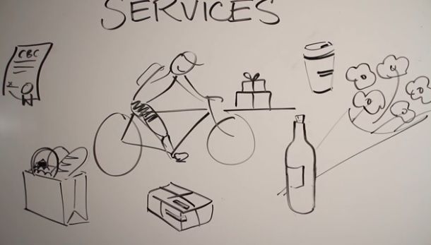 Cowgirl Bike Courier