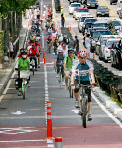仁川自転車専用道路オンパレード