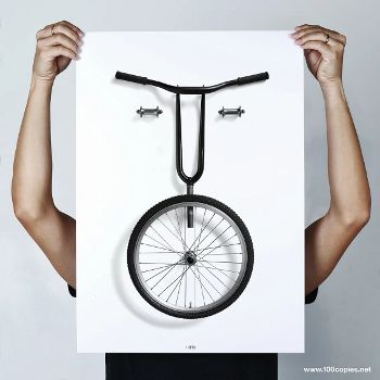 100copies Bicycle Art