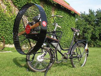 Propeller driven bicycle