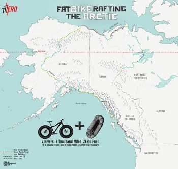 Fatbikerafting the Arctic