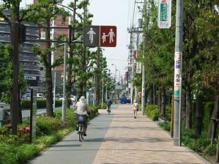 自転車走行空間の整備?