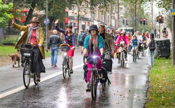 Fancy Women Bike Ride