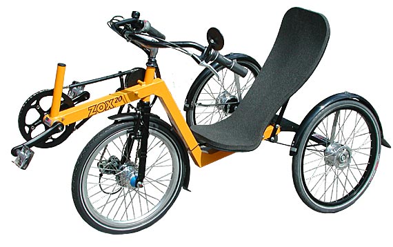3輪駆動の自転車