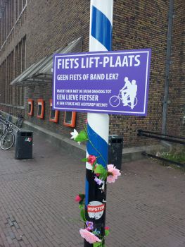 Fiets lift plaats