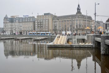 New Underwater Bike Parking at Amsterdam Central Station