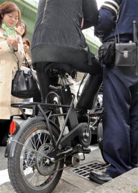 「自転車だとばかり…」