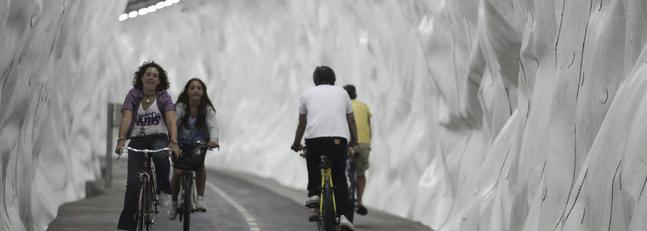 El viejo t&uacute;nel es el nuevo bidegorri, www.diariovasco.com