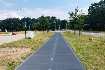 solar bike lane