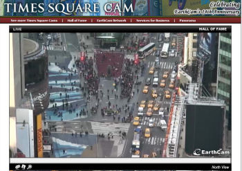 Times Square Cam, www.earthcam.com