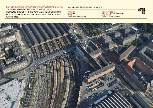 New Bike Parking Spots at Copenhagen Central Station